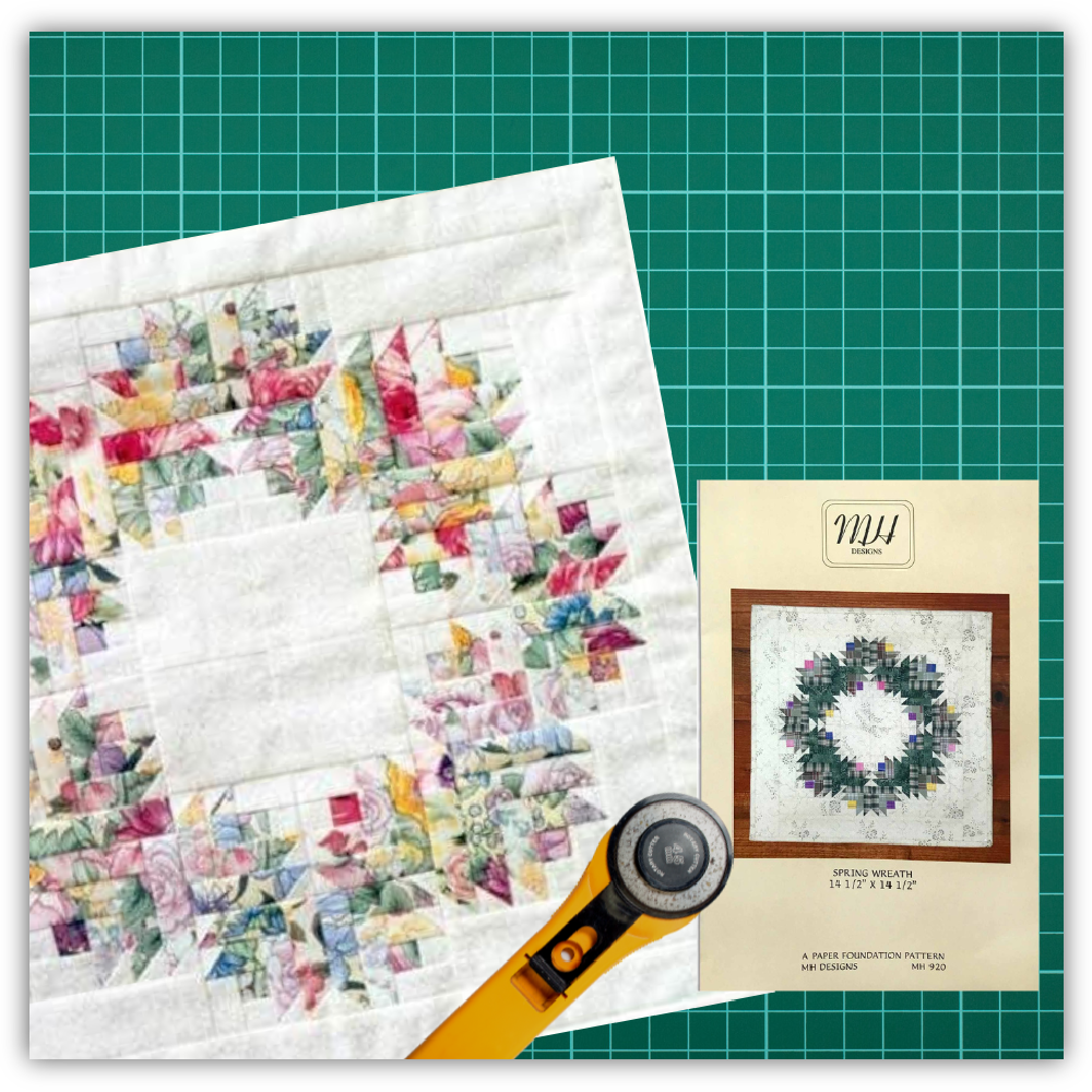 Paper Piecing Basics -  Floral Wreath - THURS 6/27