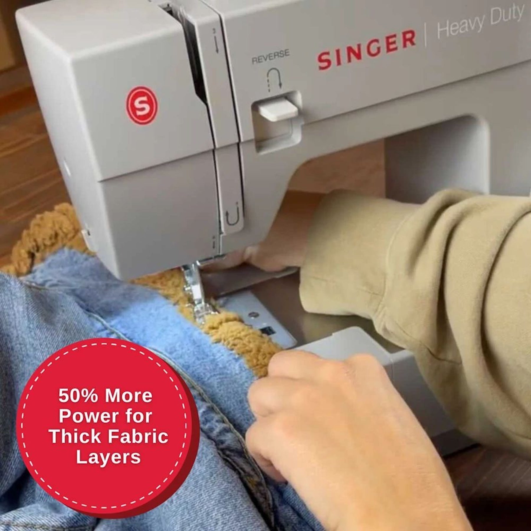 SINGER Heavy Duty 6360 Sewing Machine with Extension Table