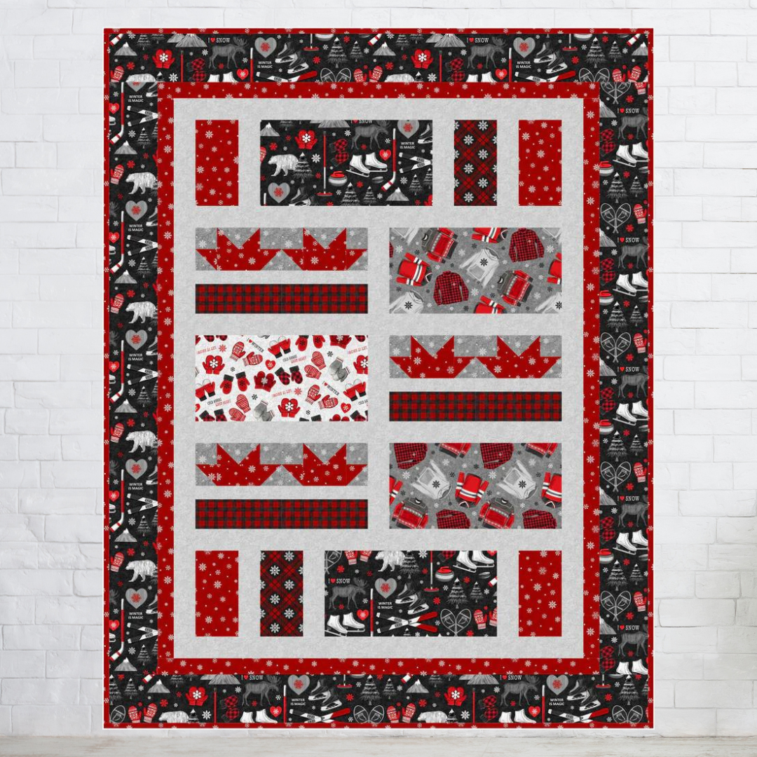 Cozy Up Flannel by Deborah Edwards for Northcott Quilt Kit
