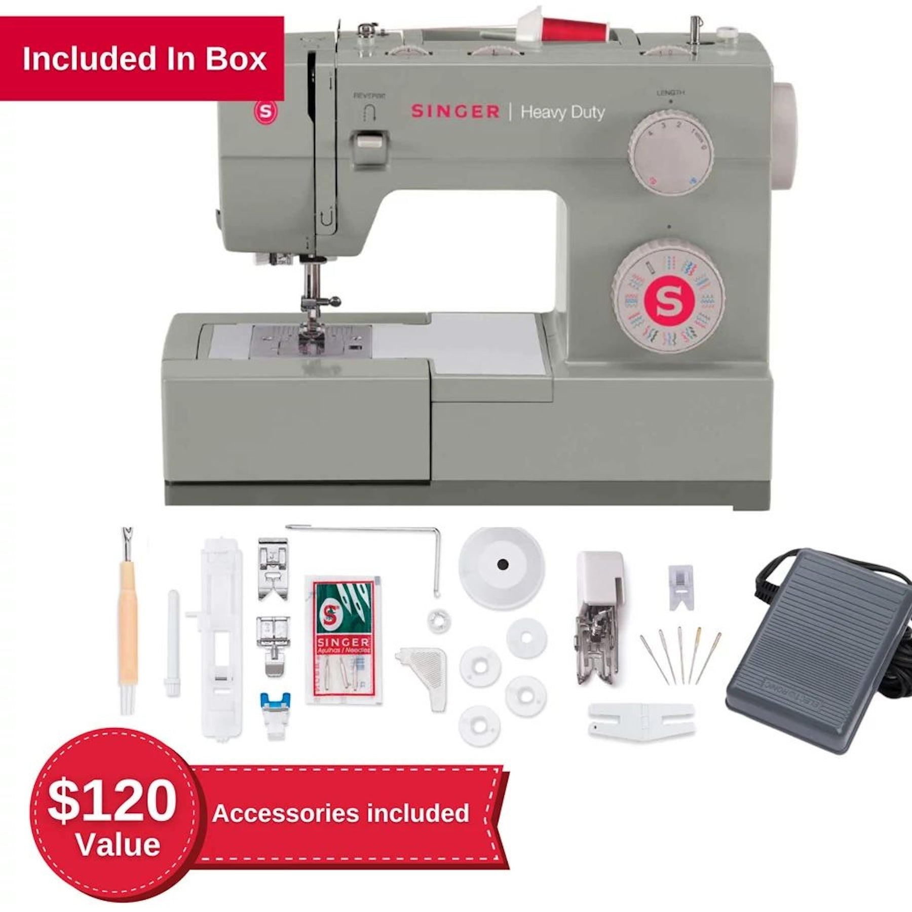 SINGER Heavy Duty 4452 Sewing Machine