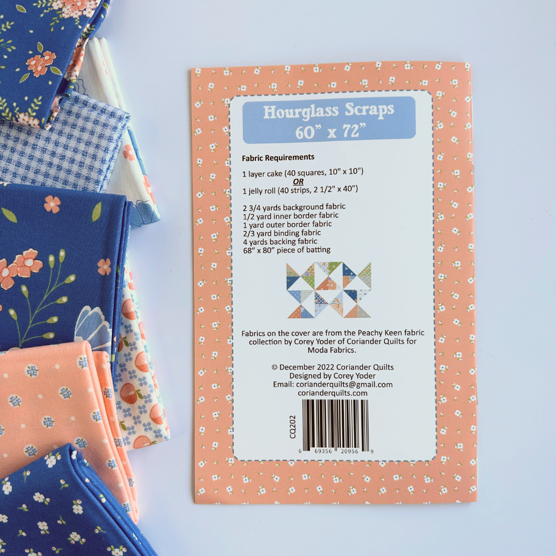 Hourglass Scraps Quilt Pattern - Coriander Quilts by Corey Yoder