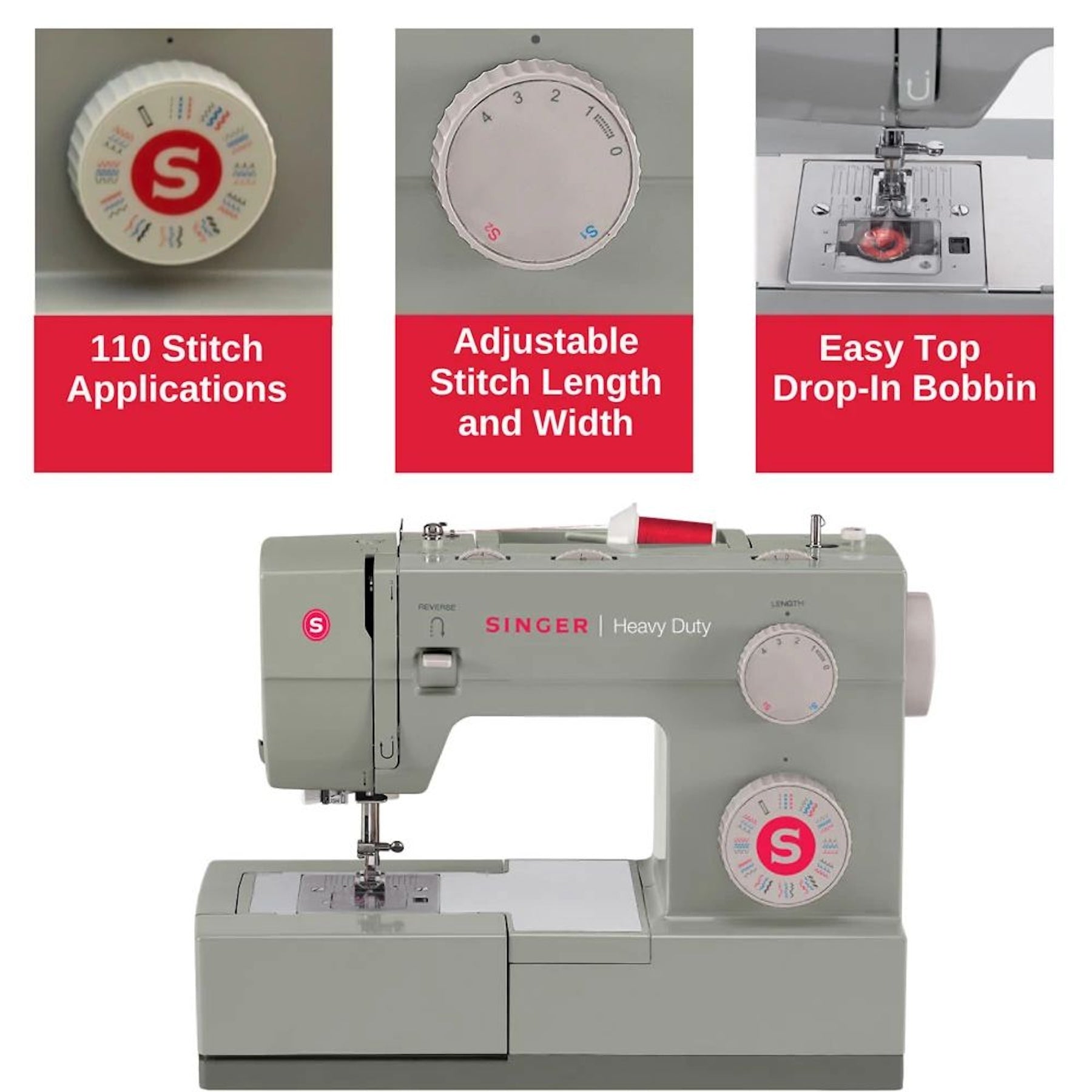 SINGER Heavy Duty 4452 Sewing Machine