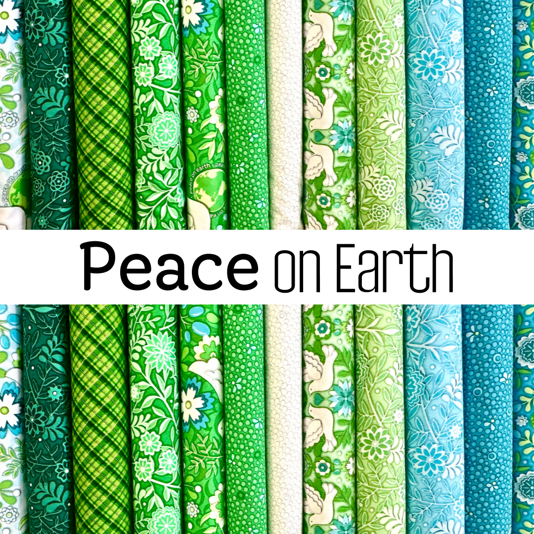 Peace On Earth Winter Collection by Amanda Murphy for Benartex Fabrics