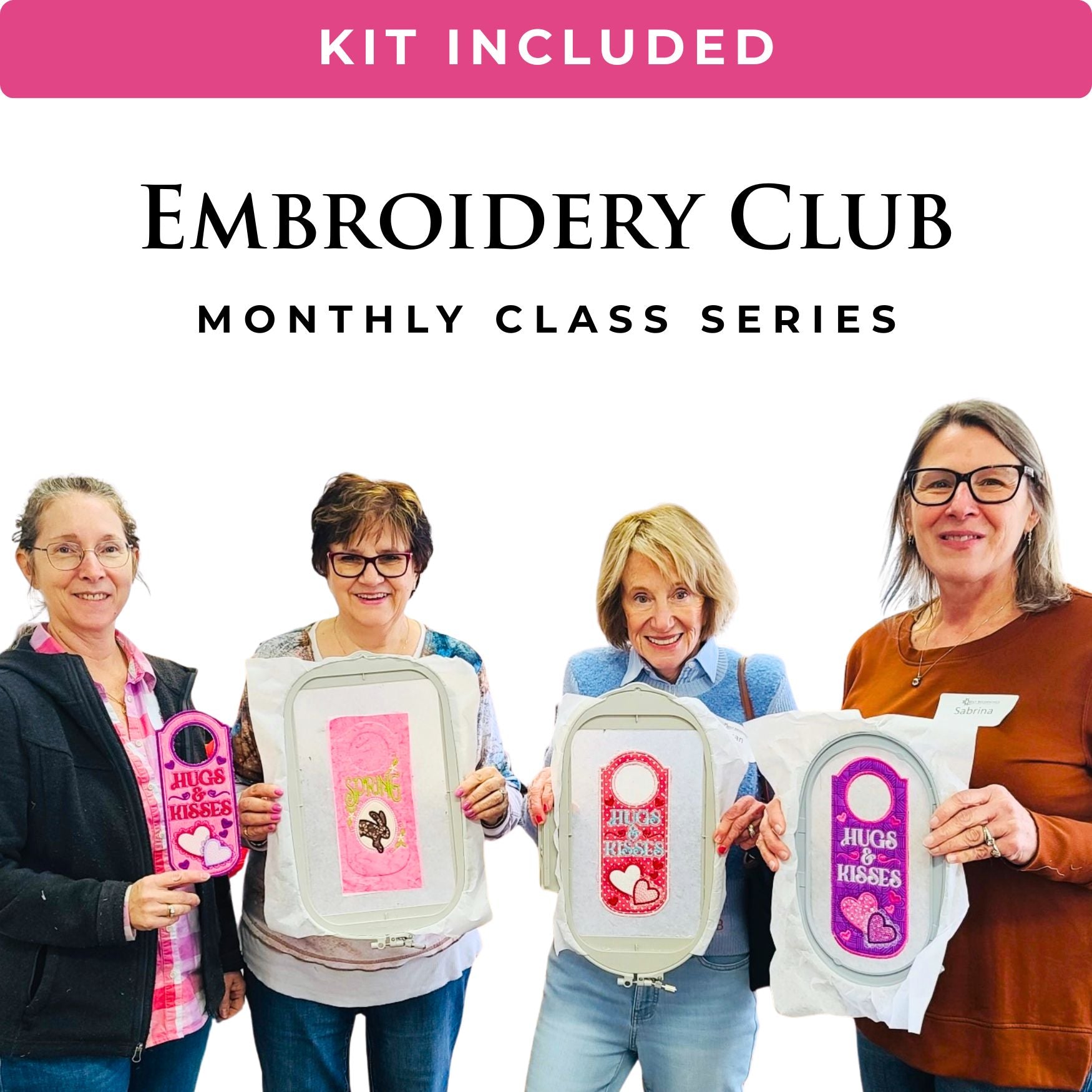Embroidery Club - WED 1/14, 2/11, 3/11 & 4/8