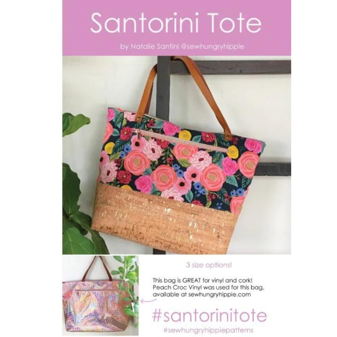 Santorini Tote Sewing Pattern by Natalie Santini