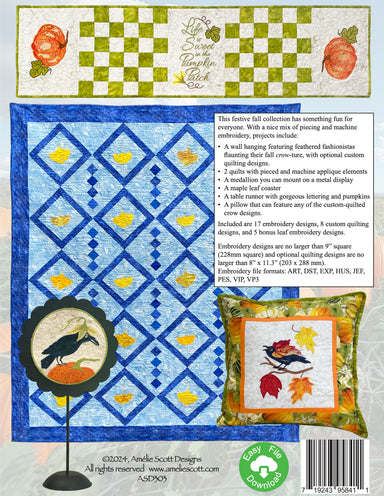 thumbnail image 2 of Amelie Scott Edge-to-Edge Quilting Book – Machine Embroidery Patterns & Techniques (2nd Edition) 2 of 13
