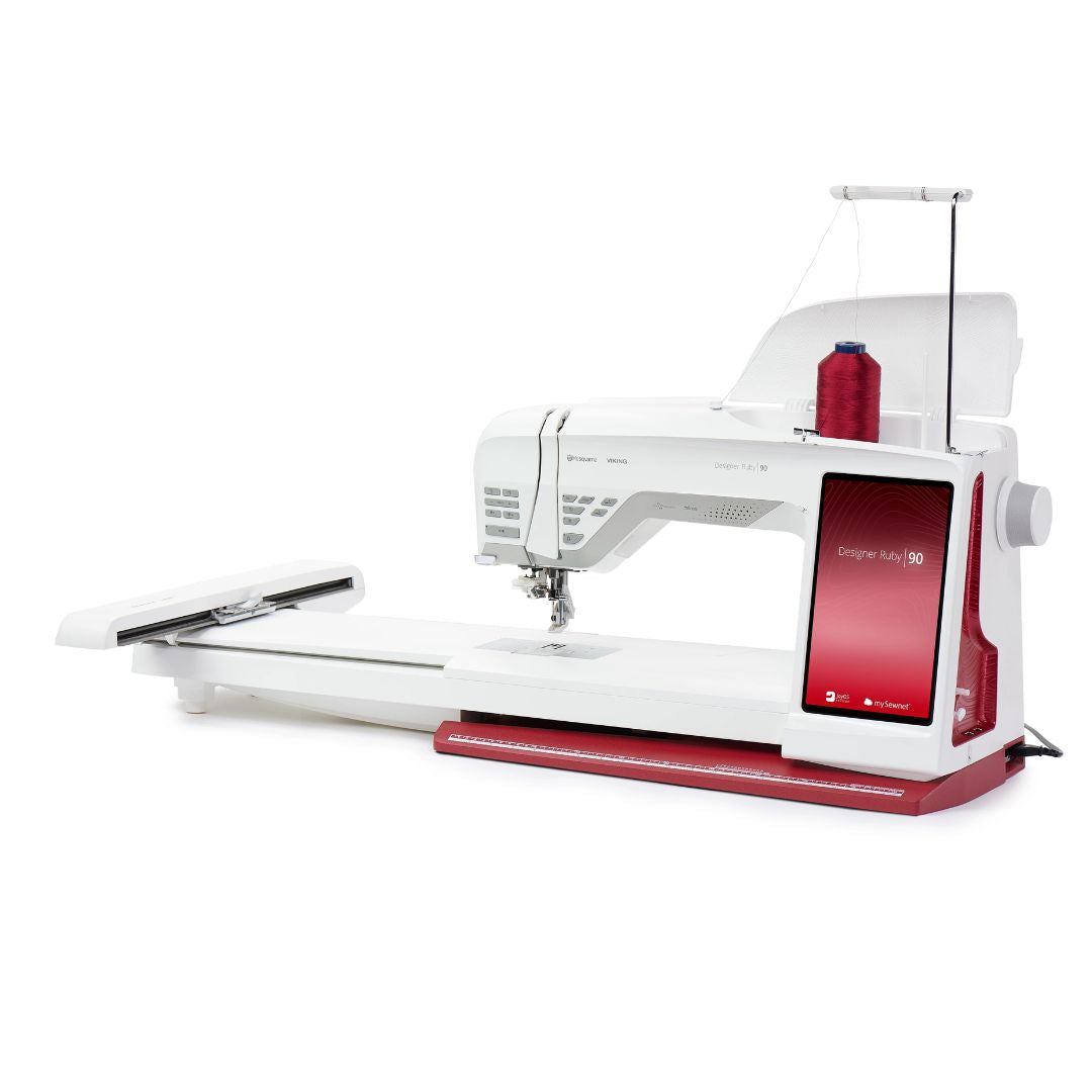 HUSQVARNA VIKING DESIGNER RUBY 90 Sewing Embroidery Machine Quilt husqvarna-viking-designer-ruby-90-sewing-embroidery-machine-quilt