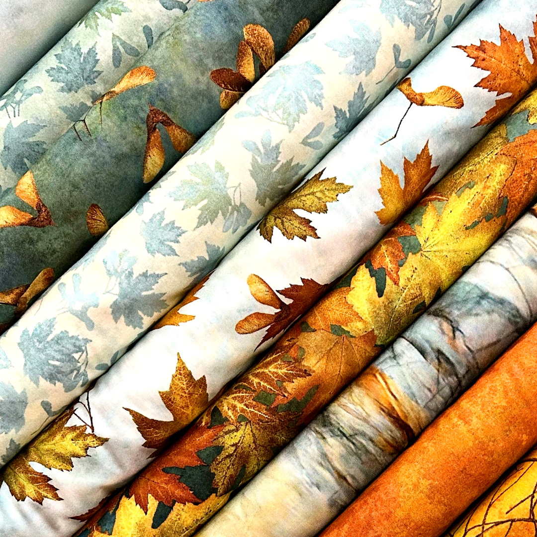 Stonehenge Autumn Splendor by Linda Ludovico for Northcott Fabrics