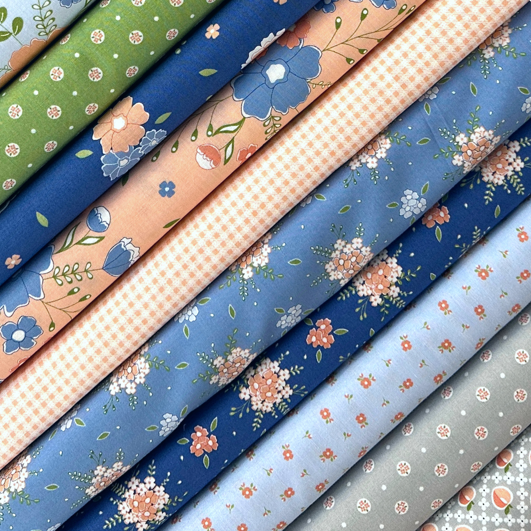 Peachy Keen Layer Cake Collection by Corey Yoder of Coriander Quilts for Moda Fabics