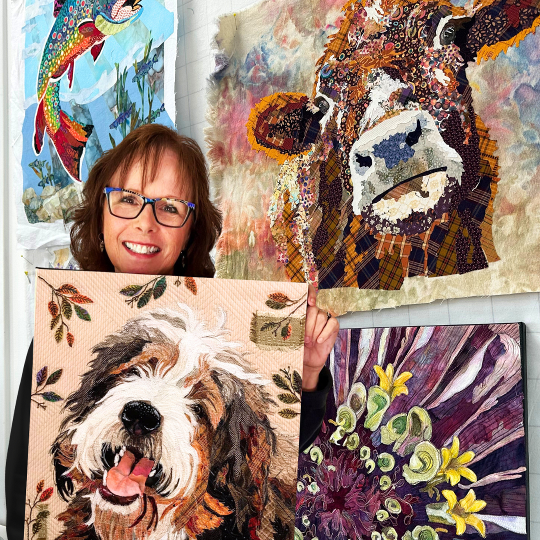 Fiber Art Collage with Stacey Coffee - TUES 10/29 - SAT 11/2