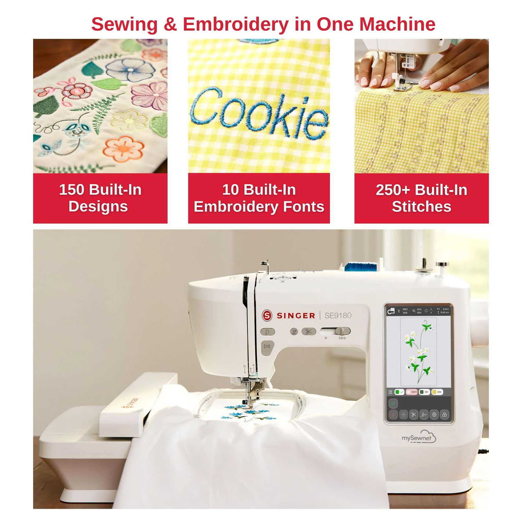 SINGER SE9180 Sewing & Embroidery Machine