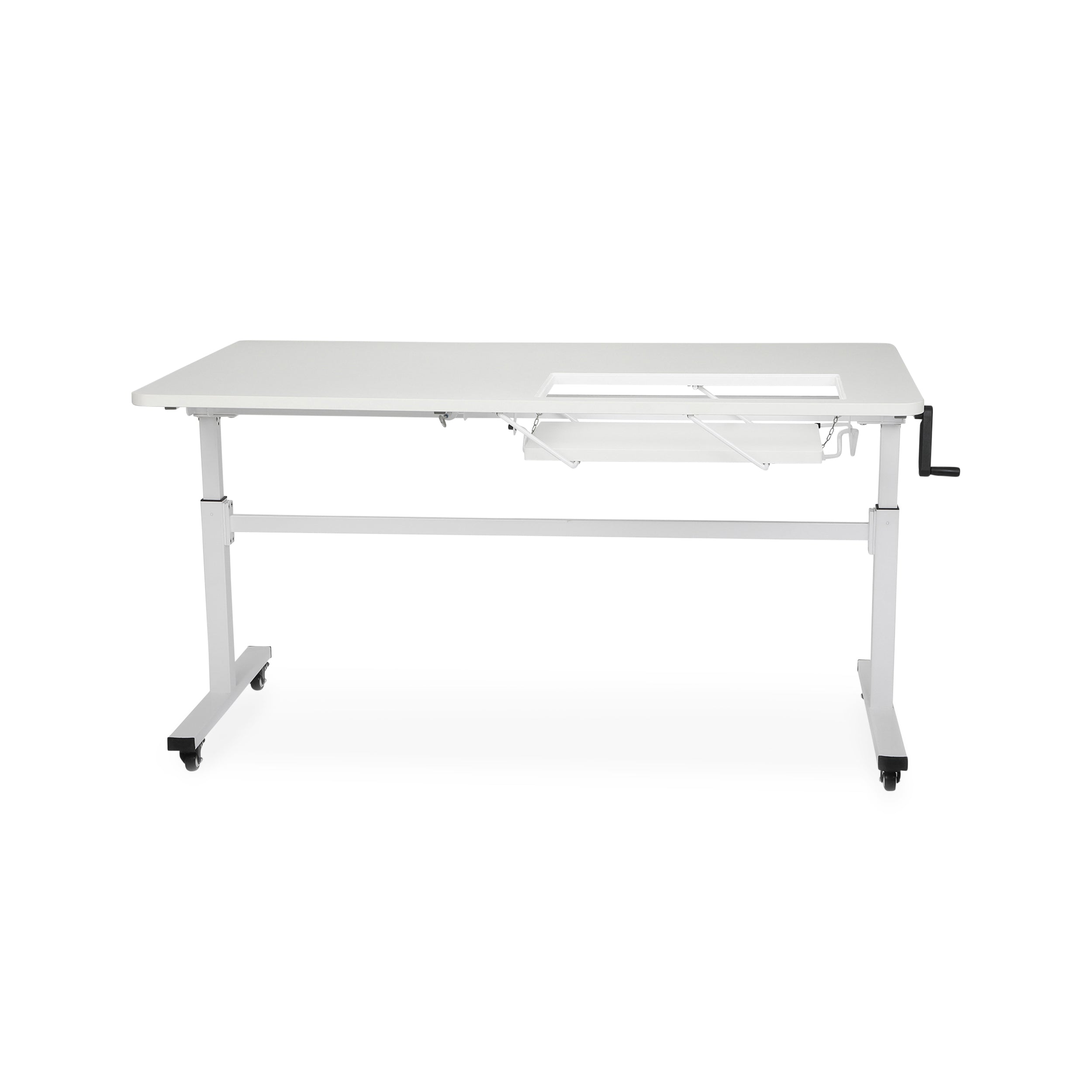 Tasmanian Sewing Table | Folding Sewing Cabinet with Lift Mechanism