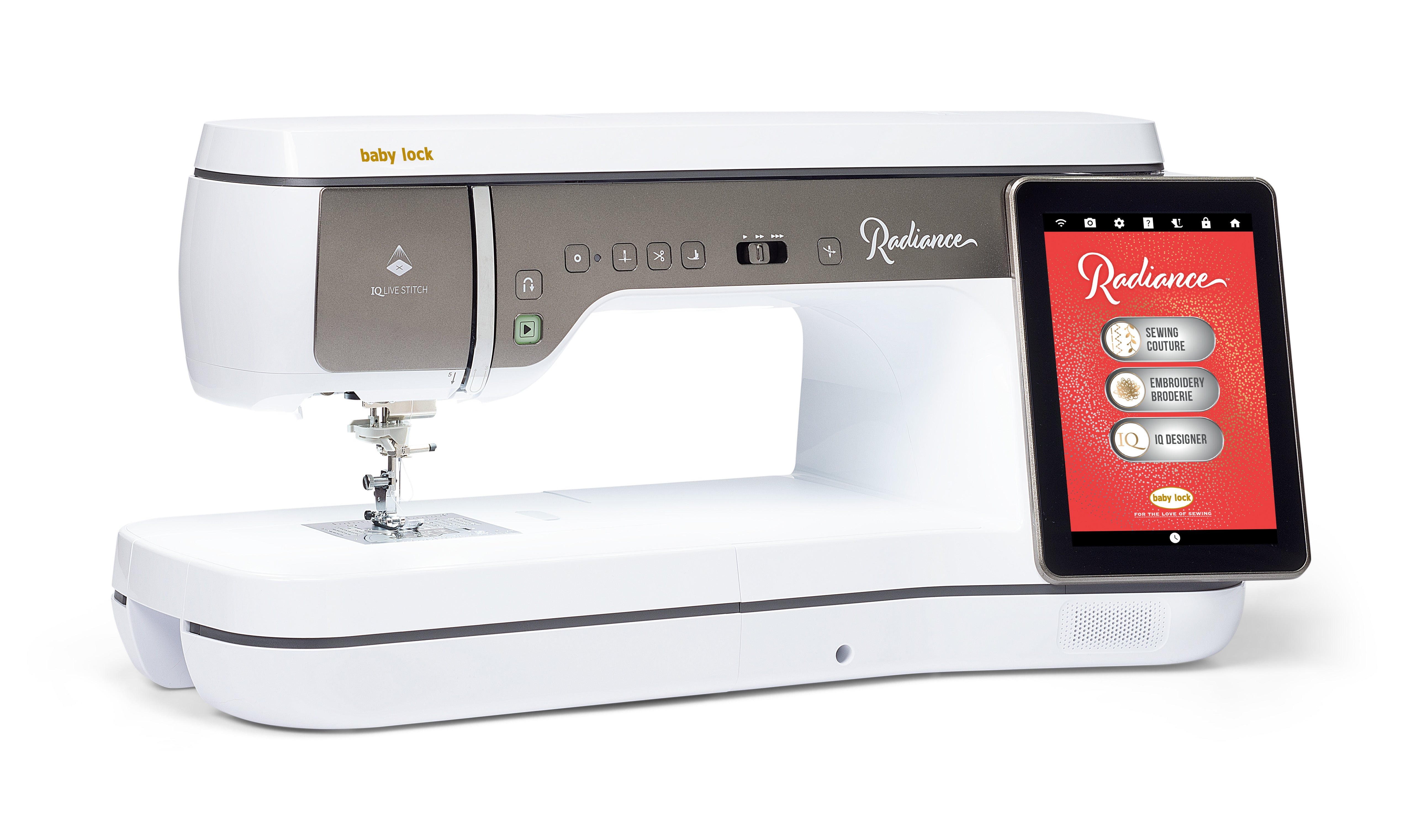 PREORDER NEW Baby Lock Radiance Sewing, Quilting and Embroidery Machine