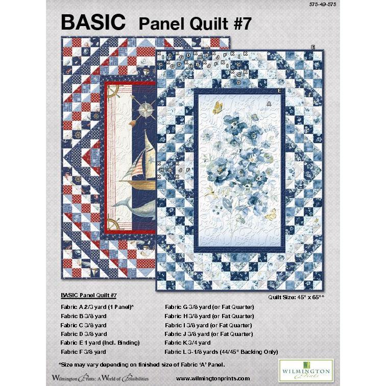 Basic Panel Quilt #7 Quilt Pattern - Free Digital Download