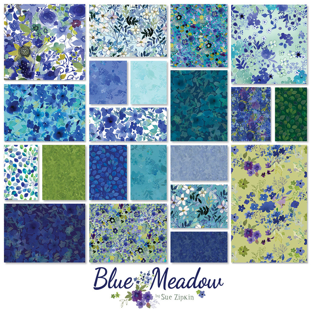 Blue Meadows by Sue Zipkin for Clothworks