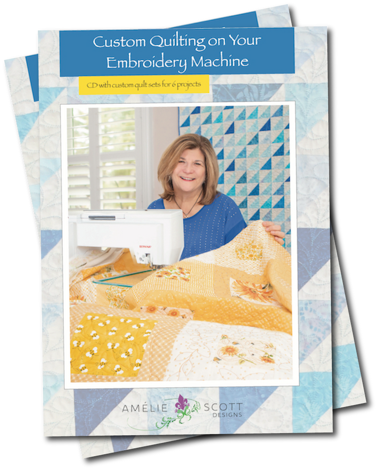 Amelie Scott Edge-to-Edge Quilting Book – Machine Embroidery Patterns & Techniques (2nd Edition)