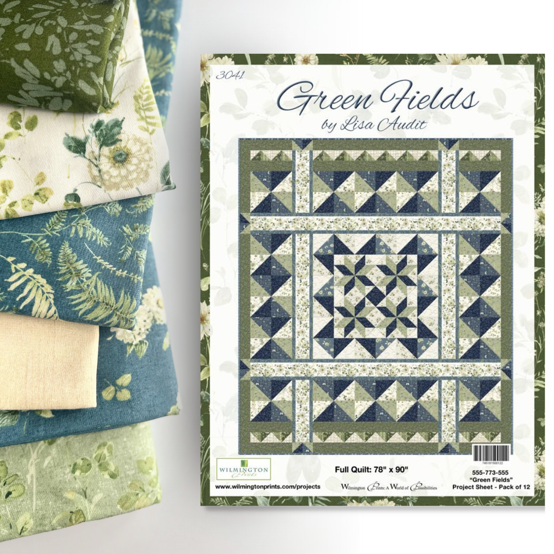 Green Fields by Lisa Audit Quilt Kit
