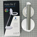 Dovewill Halo Go 2 LED flexible light on a gray grid background