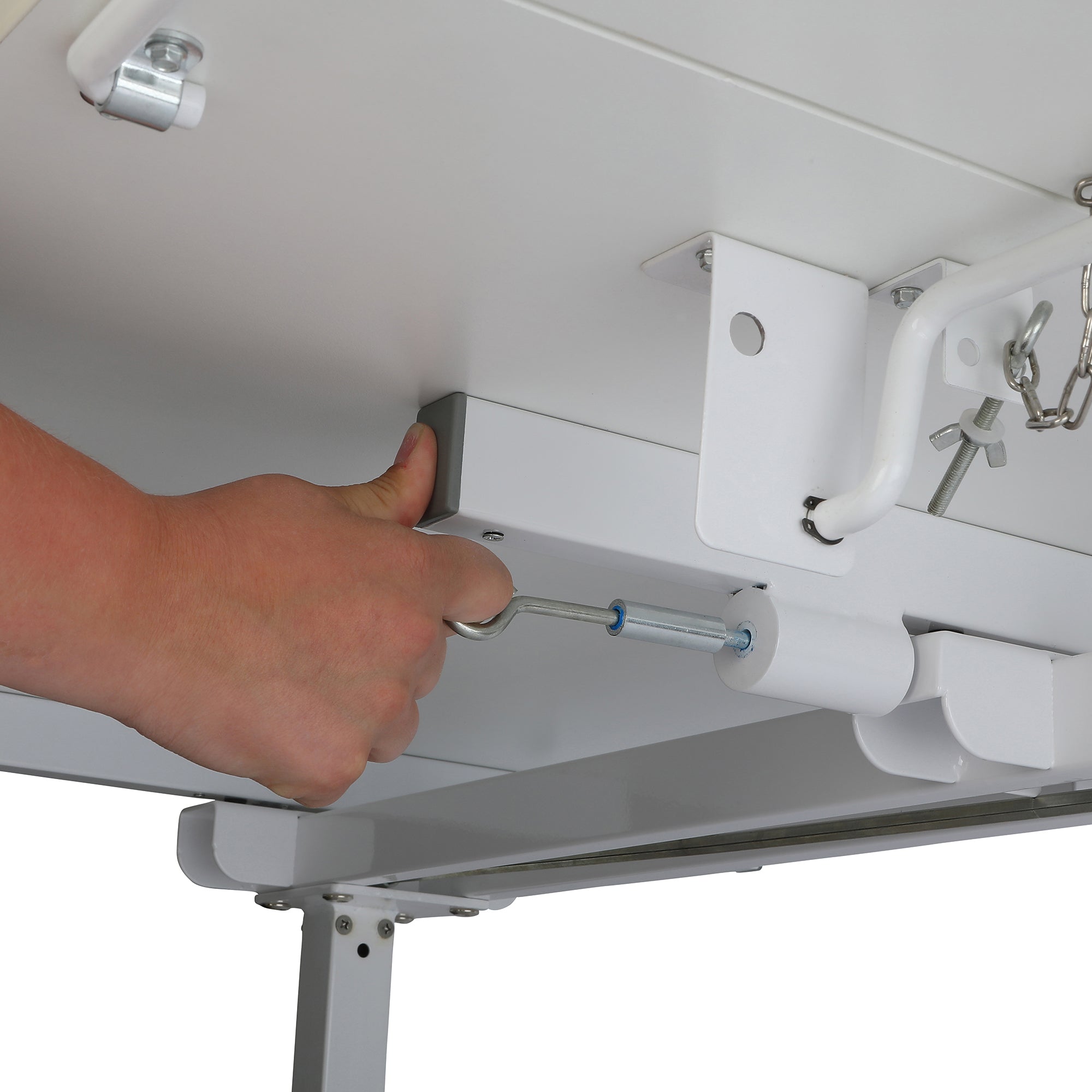 Tasmanian Sewing Table | Folding Sewing Cabinet with Lift Mechanism