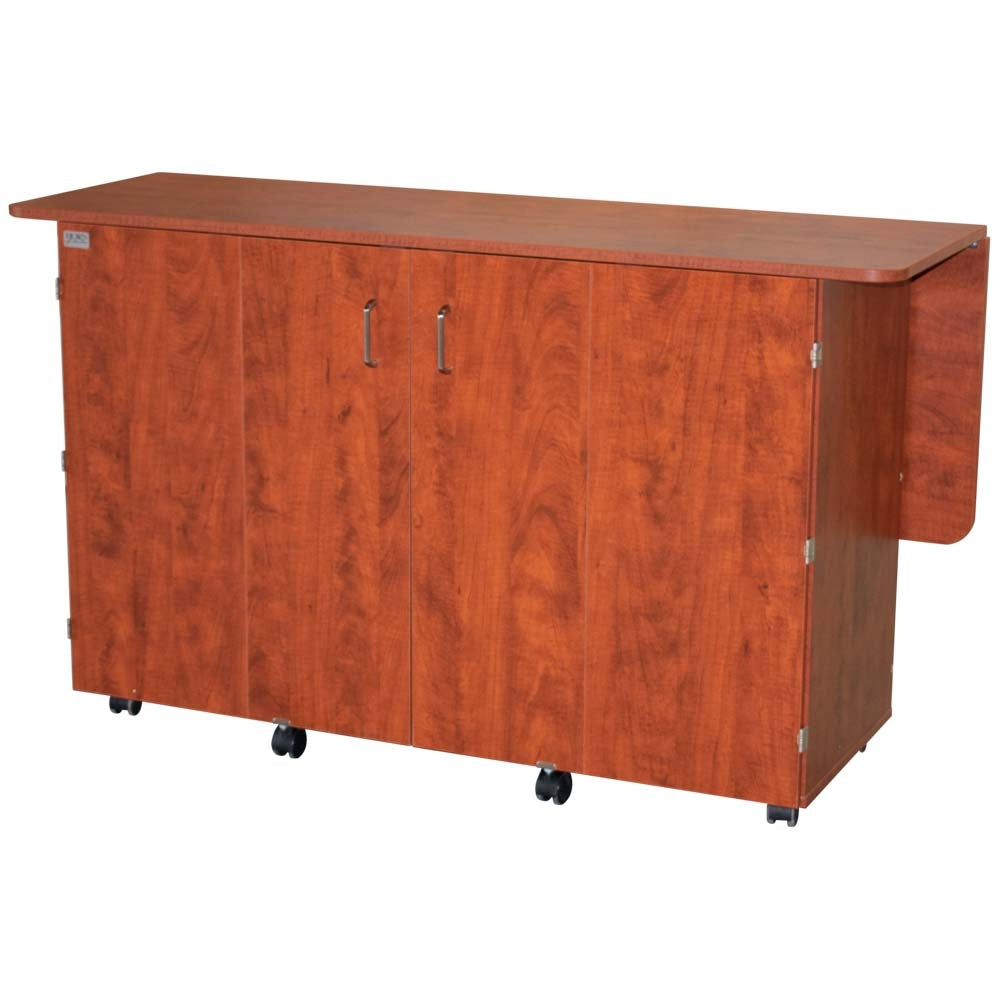 Wooden bar counter with a white background