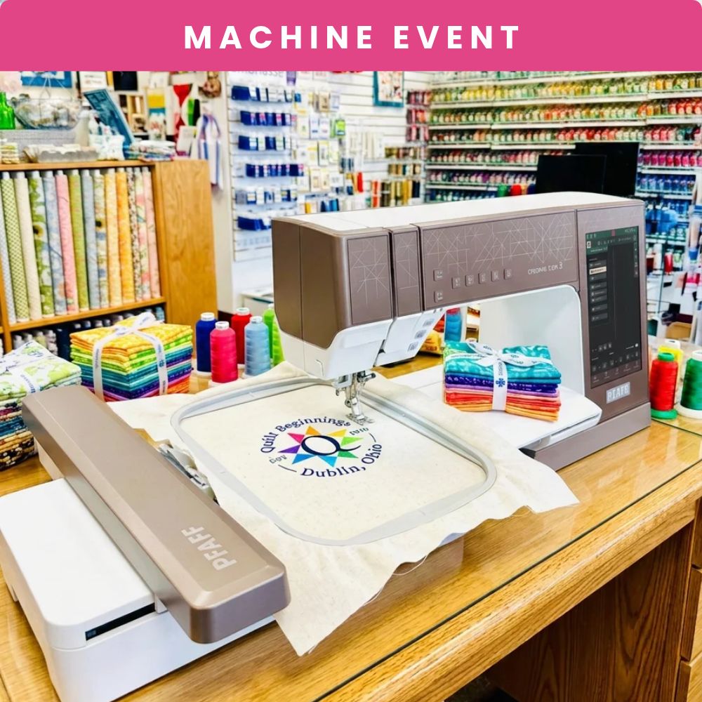 Pfaff creative icon 3 Machine Event - THURS 11/5, FRI 11/6 & SAT 11/7