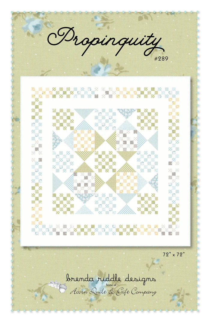 Propinquity Quilt Pattern by Brenda Riddle Designs