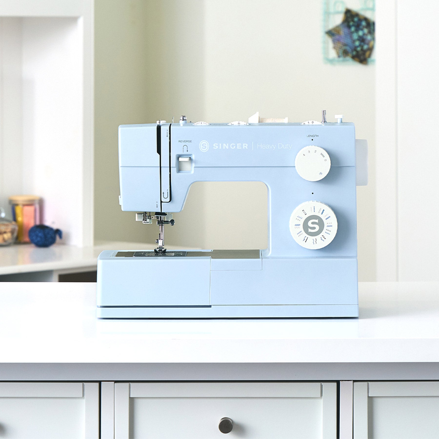 SINGER Heavy Duty 4423 Meltwater Blue Sewing Machine