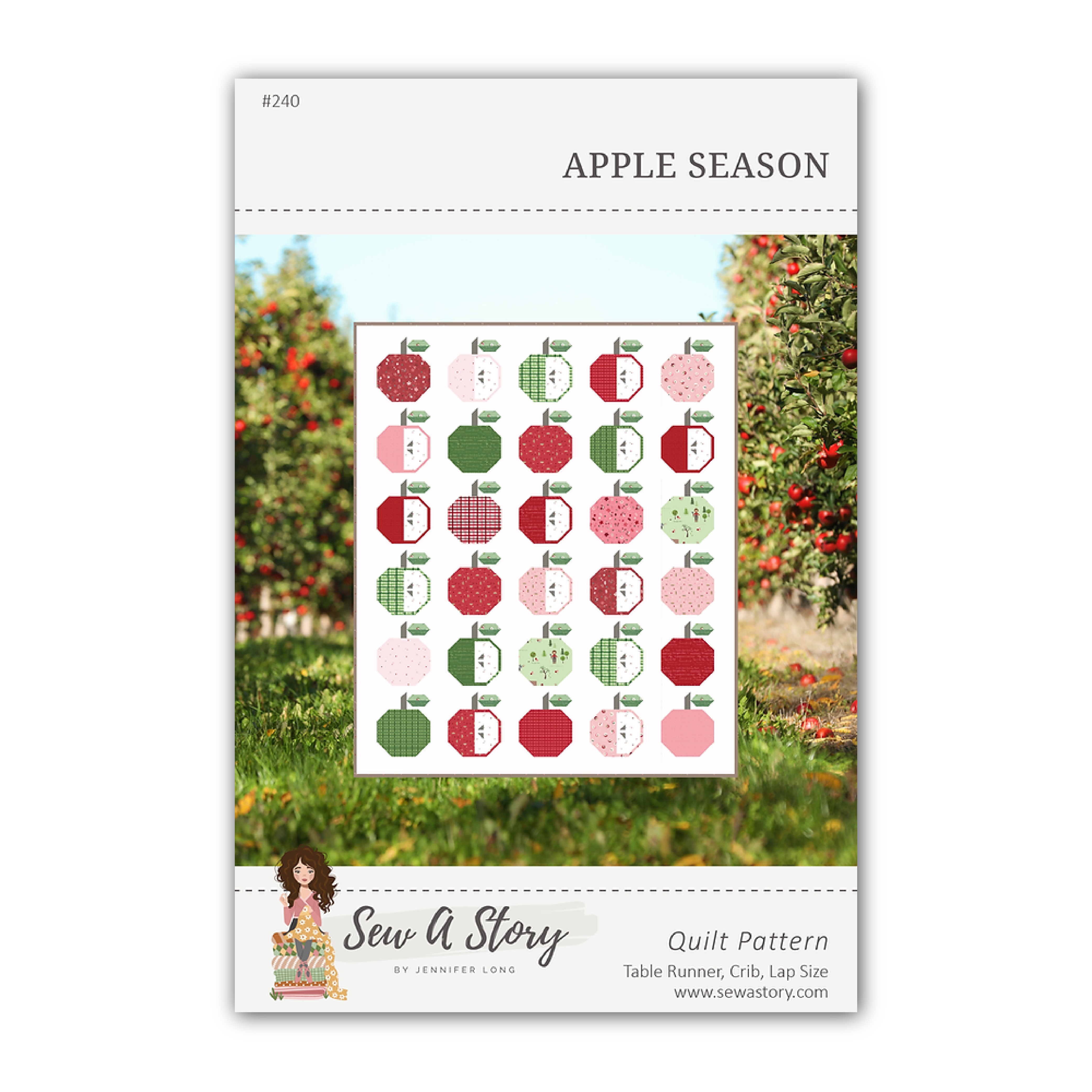 Apple Season Quilt Pattern by Sew A Story