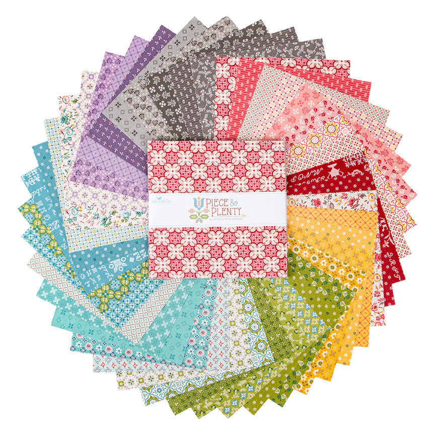 Piece & Plenty by Lori Holt for Riley Blake Layer Cake Pack