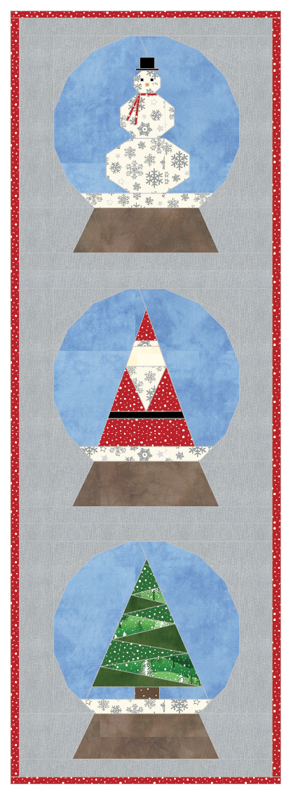 Beyond the Basics -  Paper Piecing - Holiday Snow Globes - THURS & FRI 10/3 & 10/4