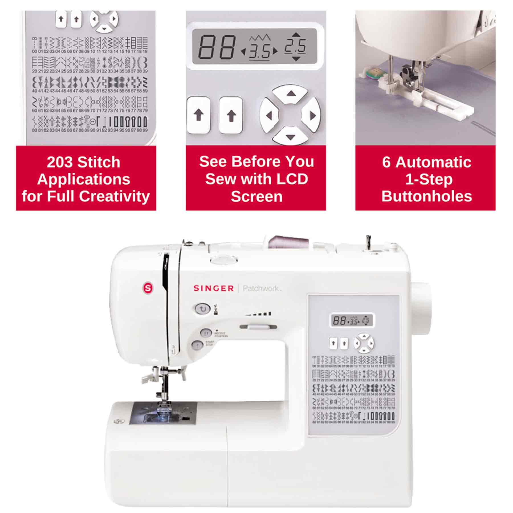 SINGER Patchwork 7285Q Sewing & Quilting Machine