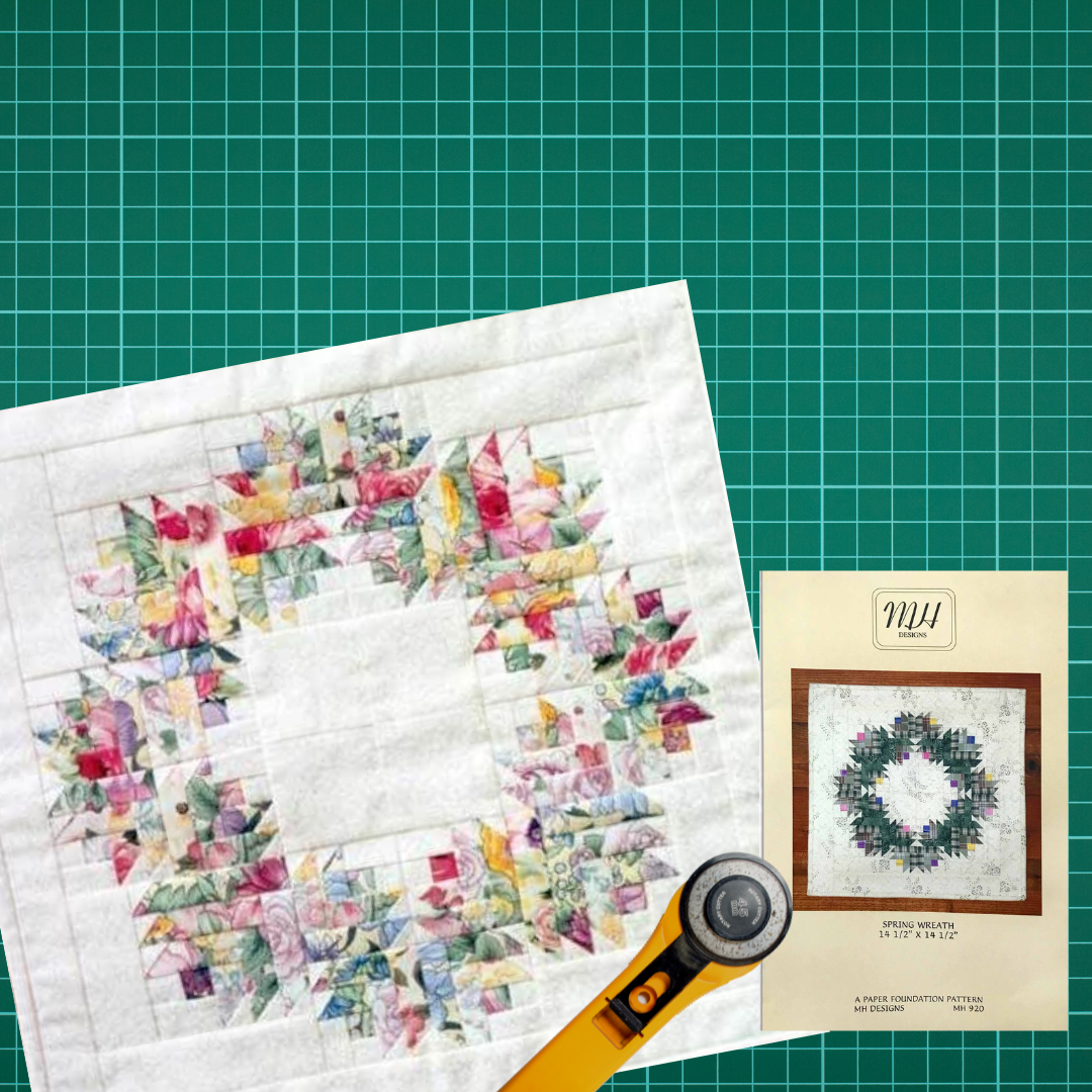 Paper Piecing Basics -  Floral Wreath - THURS 6/27