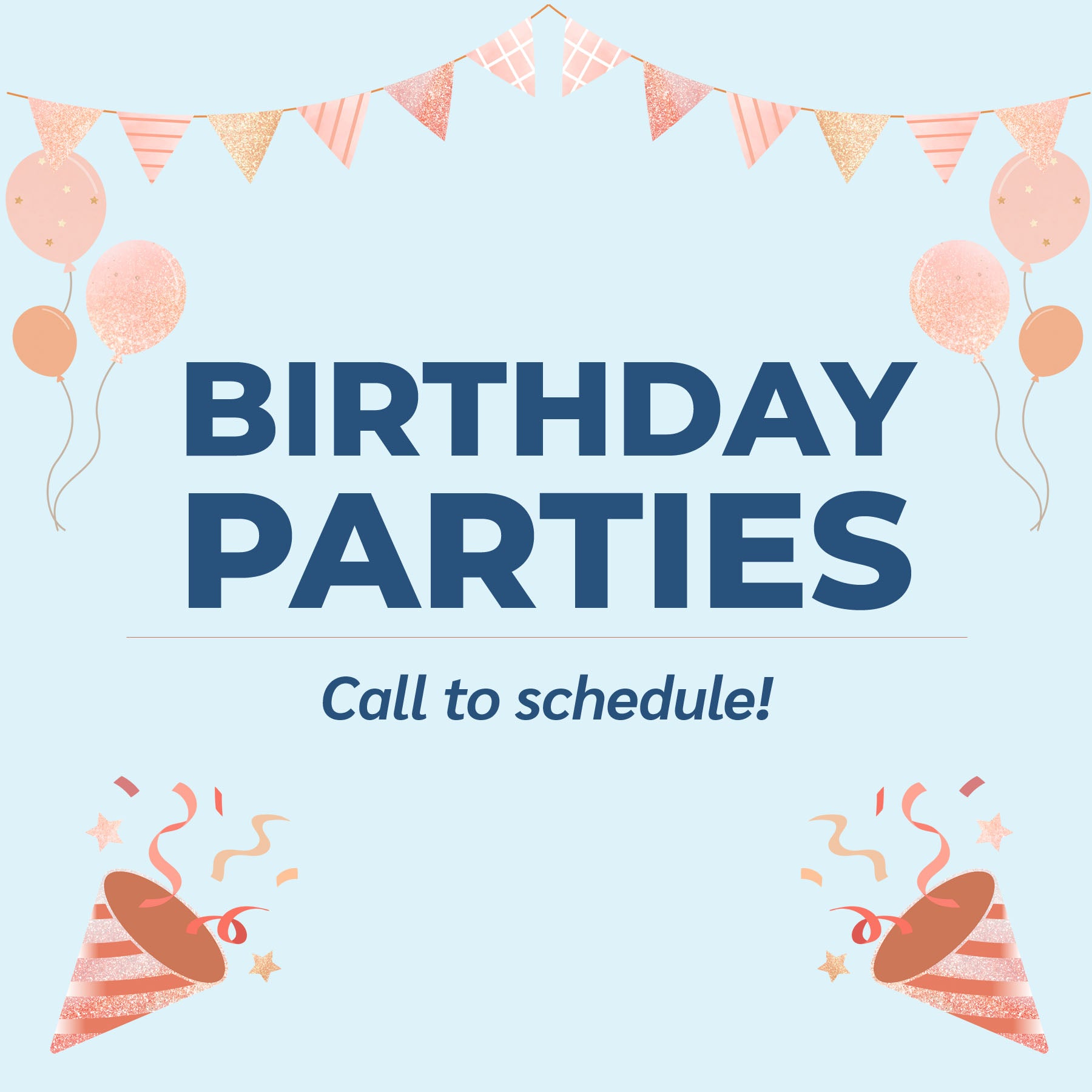 Kids' Birthday Party - Call to Schedule