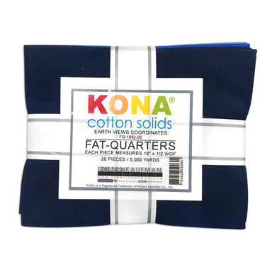 Earth Views Coordinates 20 Fat Quarter Bundle - Kona Cotton Solids — Quilt  Beginnings