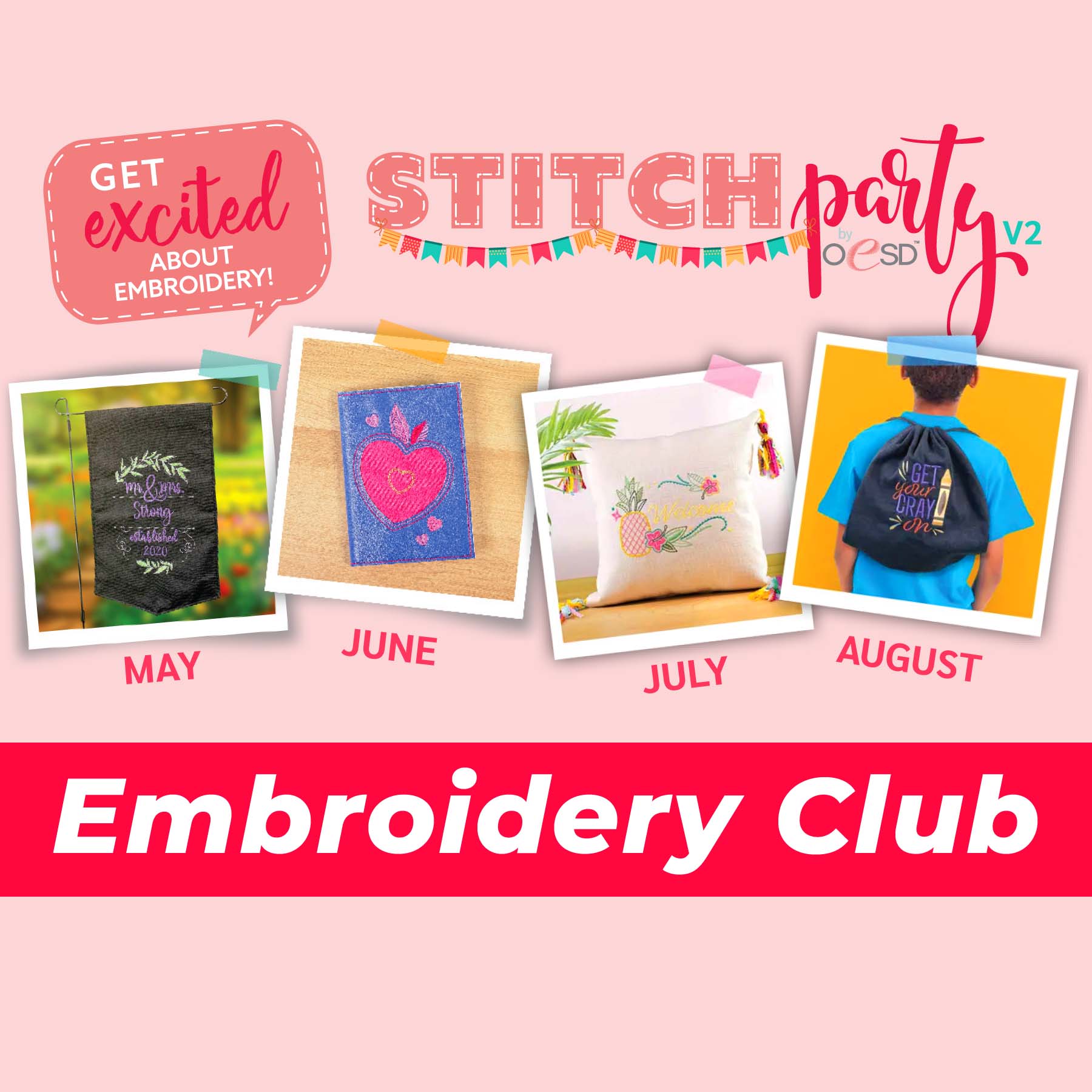OESD Embroidery Club - THIRD WEDNESDAY EACH MONTH