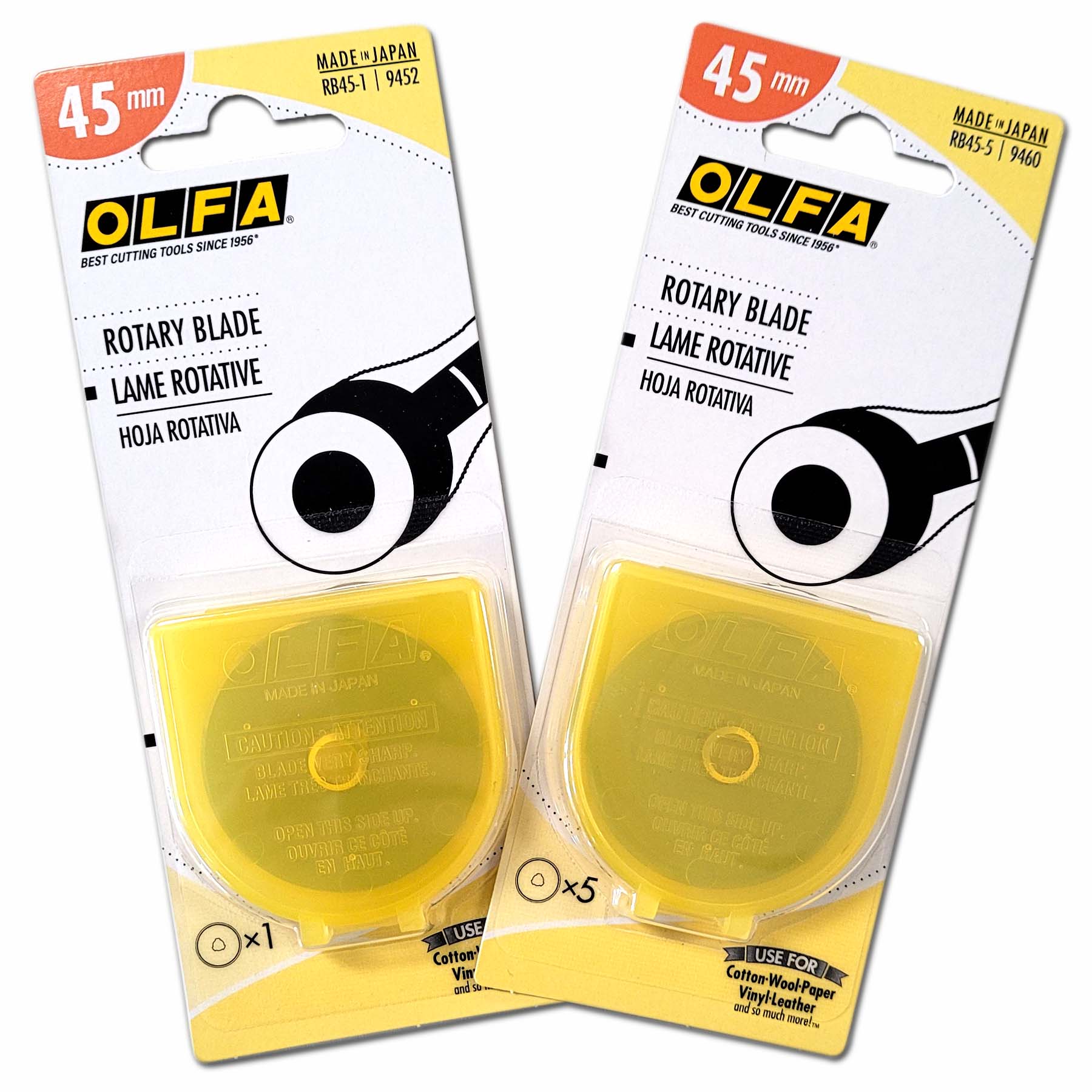 OLFA 45mm Rotary Cutter Blade Change 