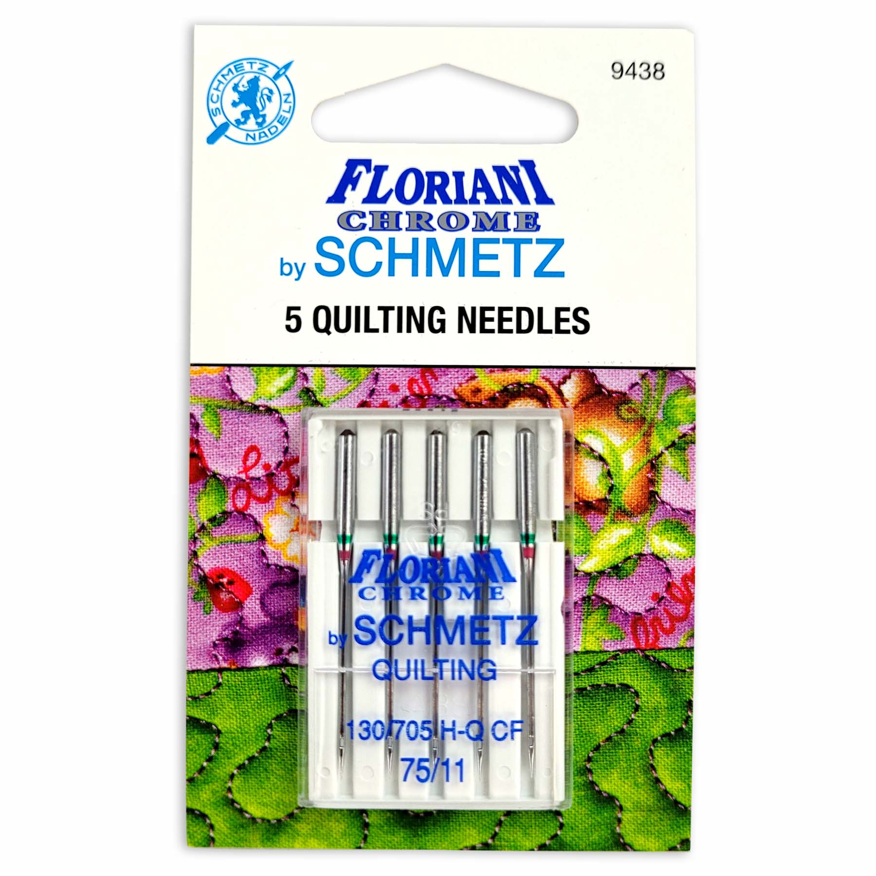 Needles, Quilting - Floriani Chrome by Schmetz 5ct