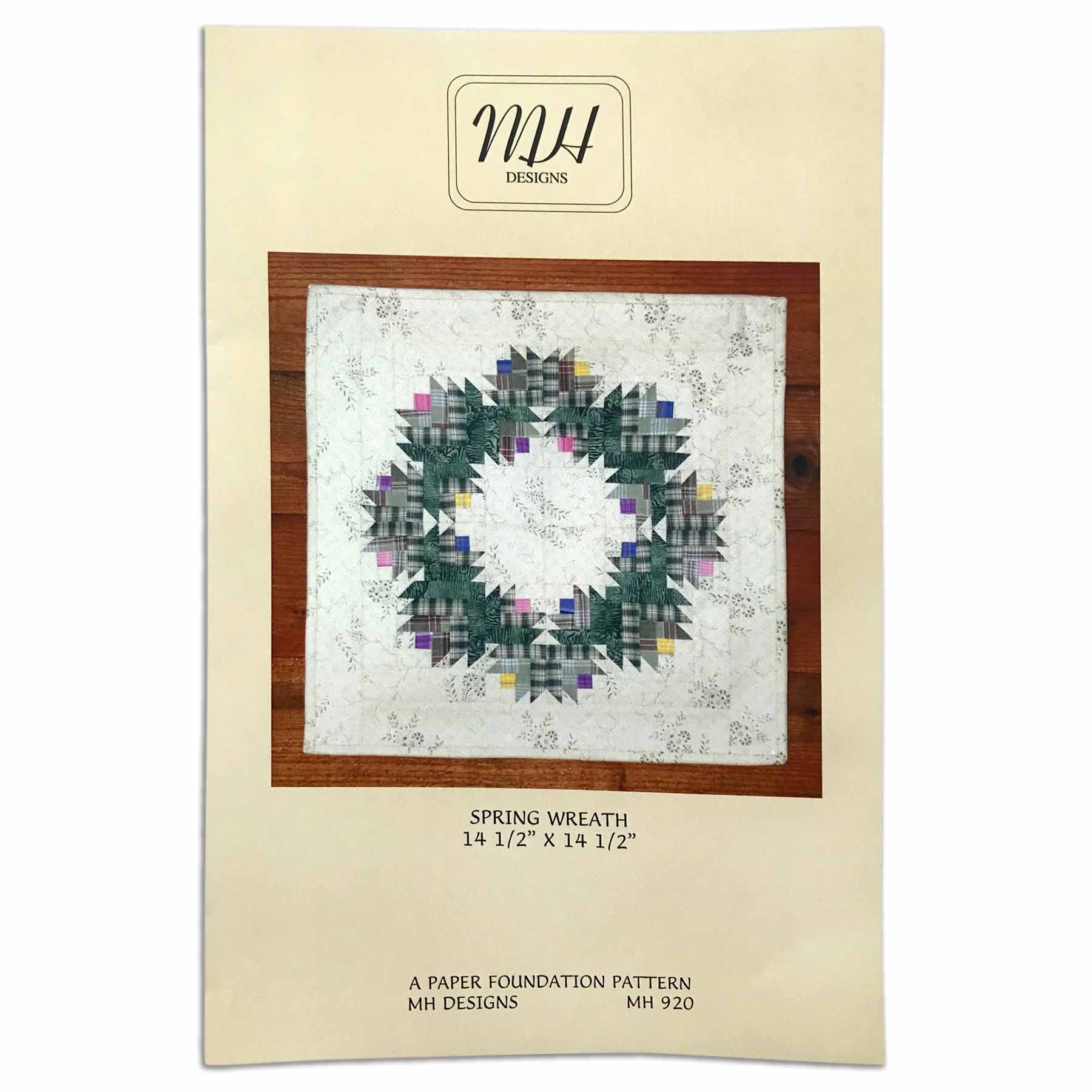 Spring Wreath Paper Pieced Pattern