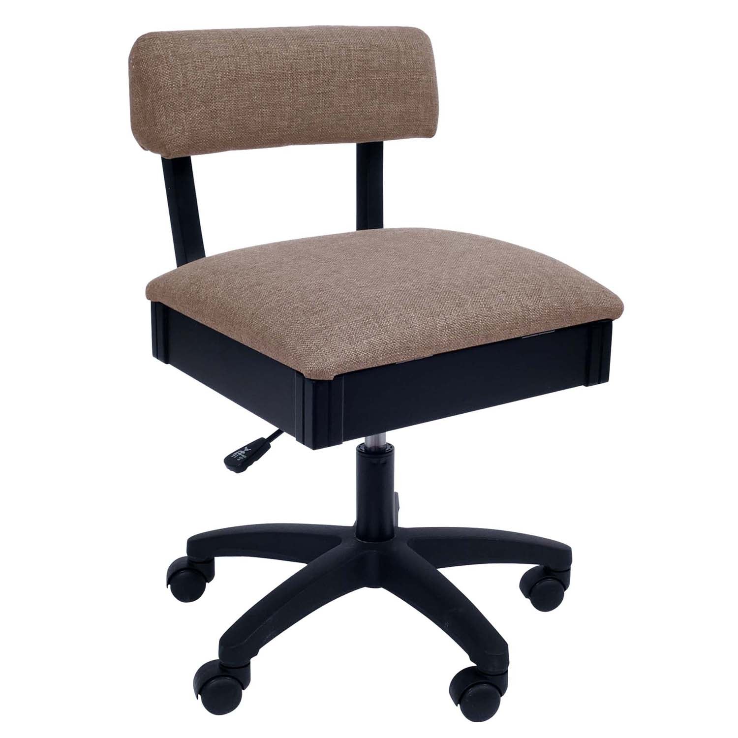 Arrow Black Sewing Notions Sewing Chair with White Finish - FREE